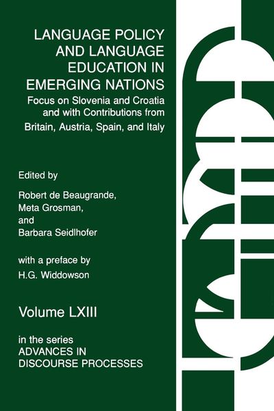 Produktbild: Language Policy and Language Education in Emerging Nations