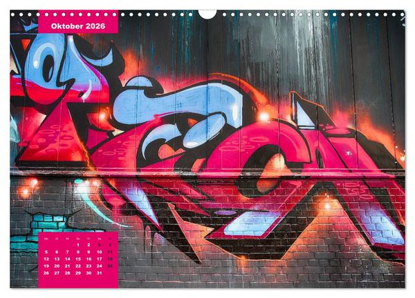 Produktbild: Graffiti (Wandkalender 2026 DIN A3 quer), CALVENDO Monatskalender