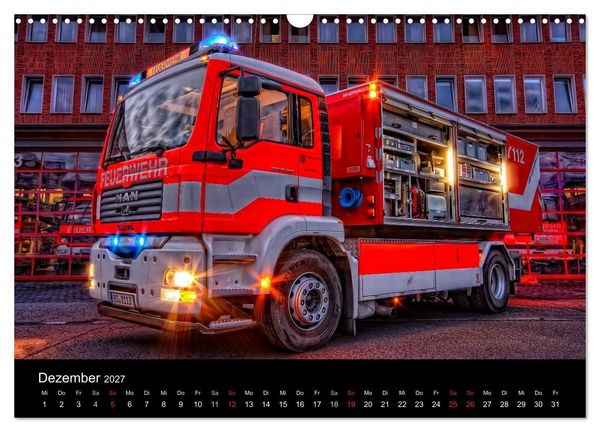 Produktbild: Feuerwehr Braunschweig (Wandkalender 2027 DIN A3 quer), CALVENDO Monatskalender