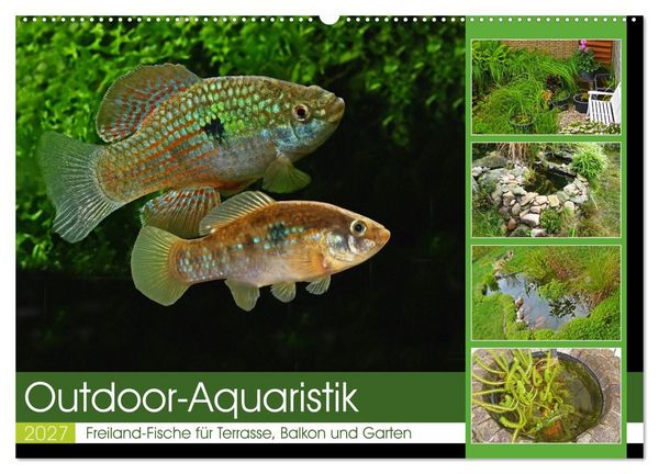 Produktbild: Outdoor-Aquaristik (Wandkalender 2027 DIN A2 quer), CALVENDO Monatskalender