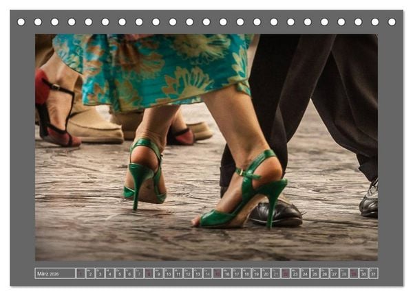 Produktbild: Tango feet (Tischkalender 2026 DIN A5 quer), CALVENDO Monatskalender