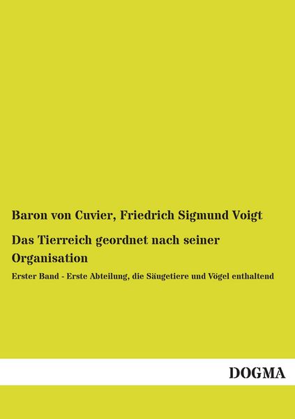 Produktbild: Das Tierreich geordnet nach seiner Organisation