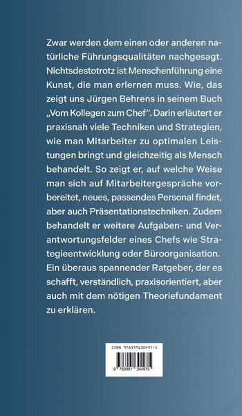 Produktbild: Vom Kollegen zum Chef