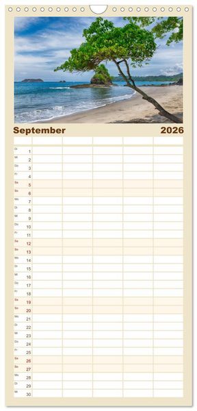 Produktbild: Familienplaner 2026 - Magic Places - Sehnsuchtsorte nah und fern mit 5 Spalten (Wandkalender, 21 x 45 cm) CALVENDO