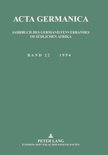 Produktbild: Acta germanica