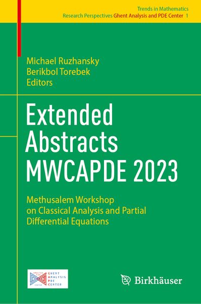 Produktbild: Extended Abstracts MWCAPDE 2023