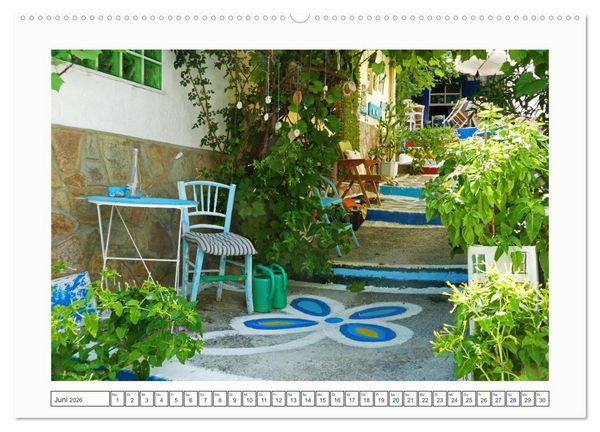 Produktbild: Samos - gr&uuml;ne Perle in der &Auml;g&auml;is (hochwertiger Premium Wandkalender 2026 DIN A2 quer), Kunstdruck in Hochglanz