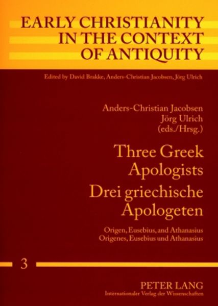 Produktbild: Three Greek Apologists- Drei griechische Apologeten