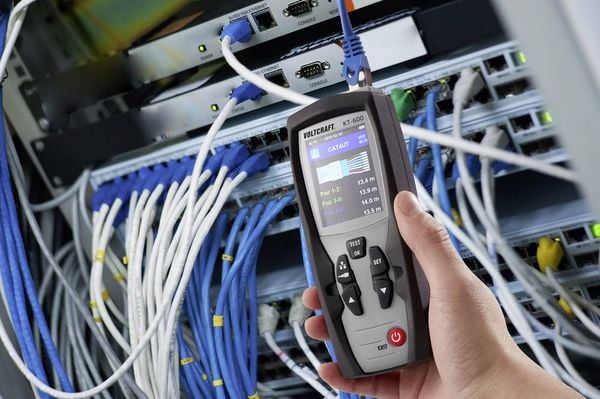 Produktbild: VOLTCRAFT Kabeltester VC-9199620 KT-600 Netzwerk
