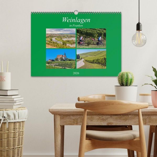 Produktbild: Weinlagen in Franken (Wandkalender 2026 DIN A3 quer), CALVENDO Monatskalender