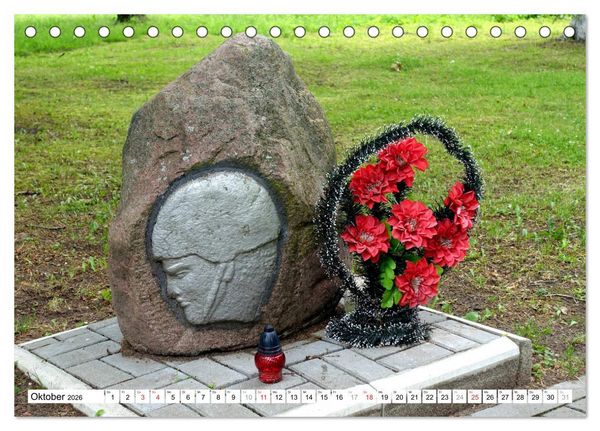 Produktbild: Mythos Trakehnen - Paradies ohne Pferde (Tischkalender 2026 DIN A5 quer), CALVENDO Monatskalender