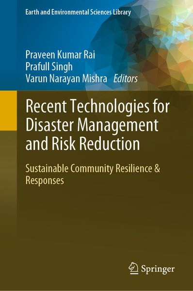 Produktbild: Recent Technologies for Disaster Management and Risk Reduction
