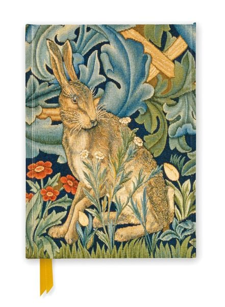 Produktbild: Premium Notizbuch DIN A5: William Morris, Hase auf einem Wandteppich