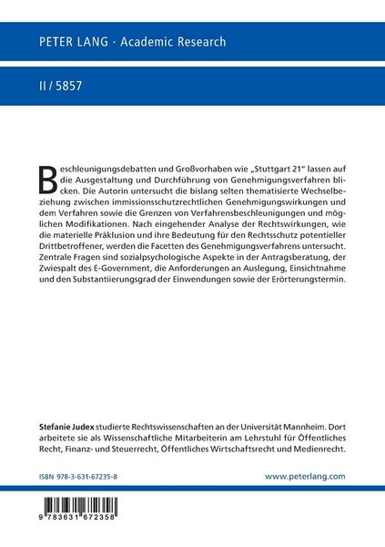 Produktbild: Das immissionsschutzrechtliche Genehmigungsverfahren im Lichte der Genehmigungswirkungen