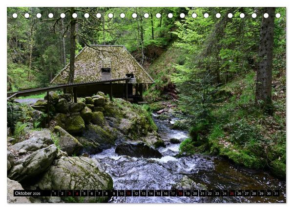 Produktbild: Romantischer Schwarzwald (Tischkalender 2026 DIN A5 quer), CALVENDO Monatskalender