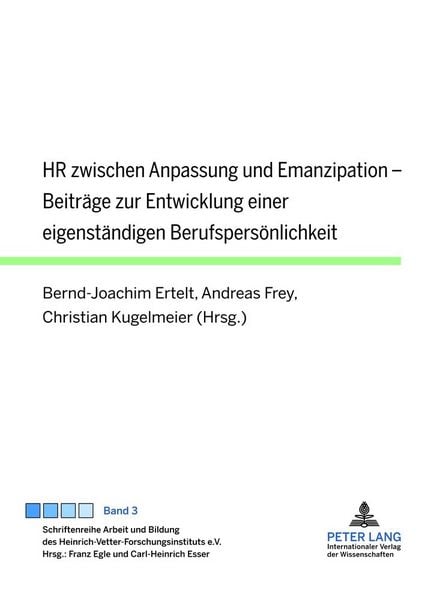 Produktbild: HR zwischen Anpassung und Emanzipation