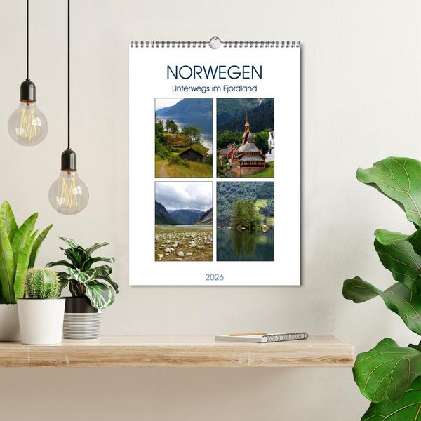 Produktbild: Norwegen - Unterwegs im Fjordland (Wandkalender 2026 DIN A3 hoch), CALVENDO Monatskalender