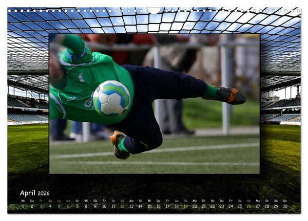 Produktbild: Fu&szlig;ball regiert die Welt (Wandkalender 2026 DIN A3 quer), CALVENDO Monatskalender