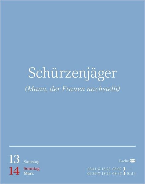 Produktbild: Duden Vergessene Wortsch&auml;tze Tagesabrei&szlig;kalender 2027