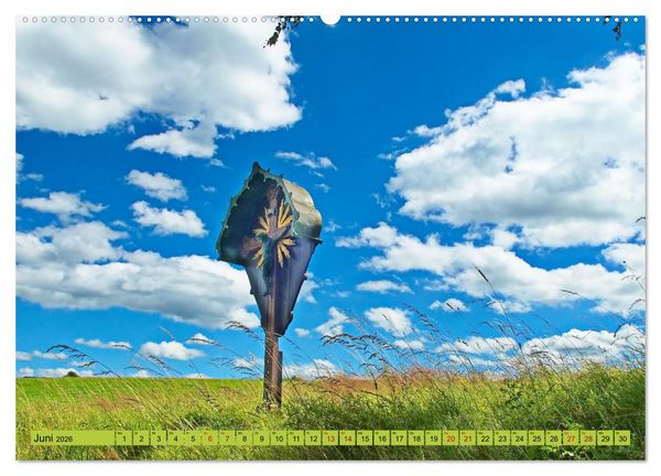 Produktbild: Die Stauden - Malerische Landschaft zwischen Wertach und Mindel (hochwertiger Premium Wandkalender 2026 DIN A2 quer), Kunstdruck in Hochglanz