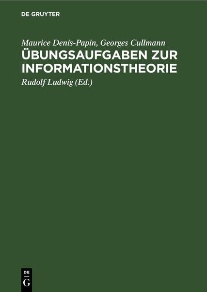 Produktbild: &Uuml;bungsaufgaben zur Informationstheorie