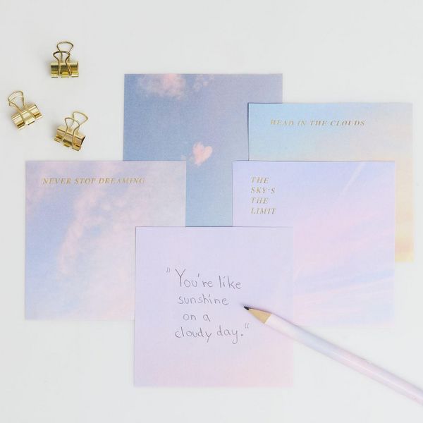 Produktbild: Notizzettel-Box The Sky is the Limit , 200 Blatt, 9x9 cm