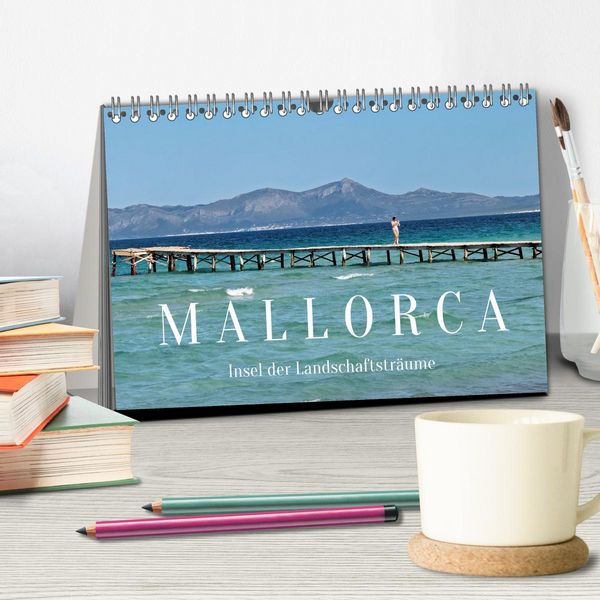 Produktbild: Mallorca - Insel der Landschaftstr&auml;ume (Tischkalender 2026 DIN A5 quer), CALVENDO Monatskalender