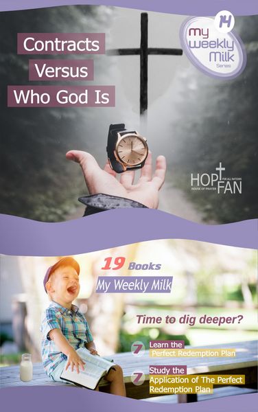 Produktbild: Contracts Versus Who God Is (My Weekly Milk, #14)