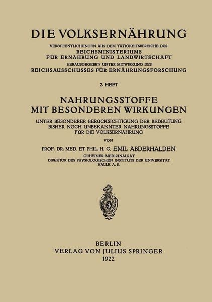 Produktbild: Nahrungsstoffe mit Besonderen Wirkungen