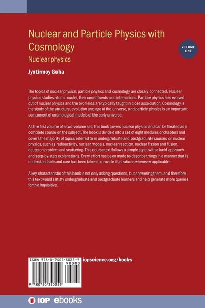 Produktbild: Nuclear and Particle Physics with Cosmology, Volume 1