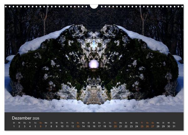 Produktbild: Spiegelwelten - Im Reich der Naturwesen (Wandkalender 2026 DIN A3 quer), CALVENDO Monatskalender