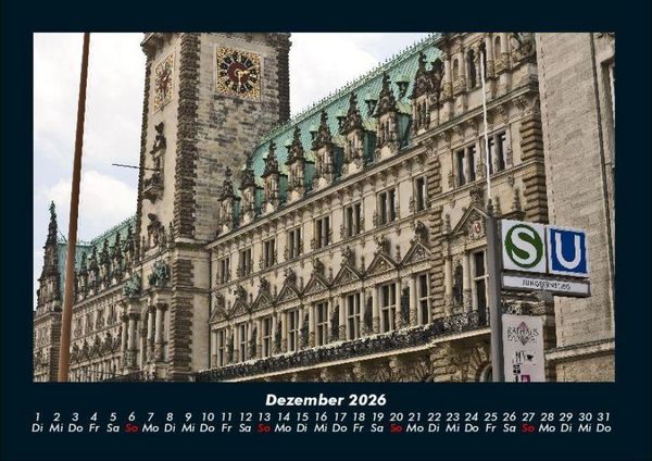 Produktbild: Hamburg 2026 Fotokalender DIN A4
