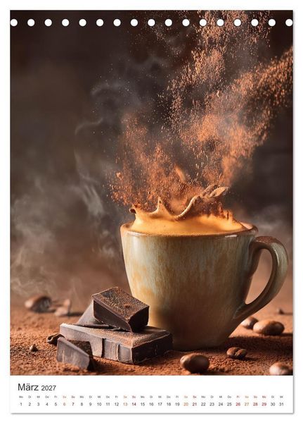 Produktbild: Zeit f&uuml;r Kaffee (Tischkalender 2027 DIN A5 hoch), CALVENDO Monatskalender