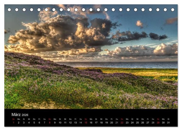 Produktbild: Sylt Morsumer Kliffabende Fotografien von Tobias Thiele (Tischkalender 2026 DIN A5 quer), CALVENDO Monatskalender