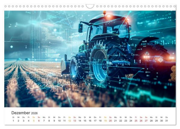 Produktbild: Landwirtschaft 5.0 - digitale Welt (Wandkalender 2026 DIN A3 quer), CALVENDO Monatskalender