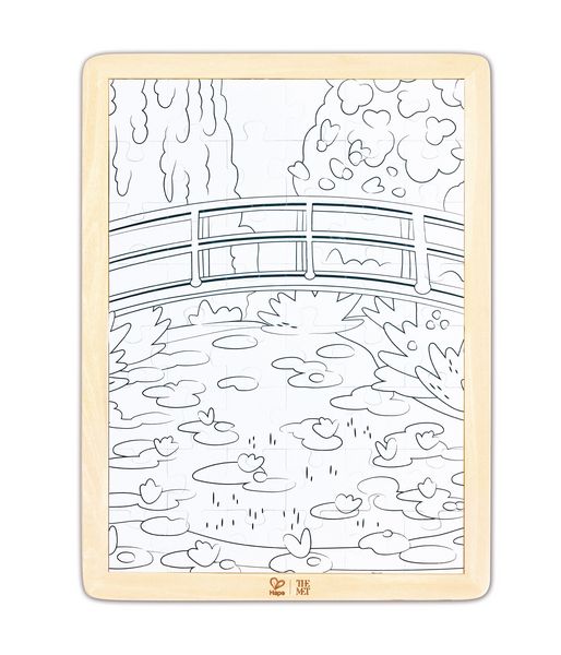 Produktbild: The Met: Puzzle "Br&uuml;cke &uuml;ber dem Seerosenteich" - 48 Teile