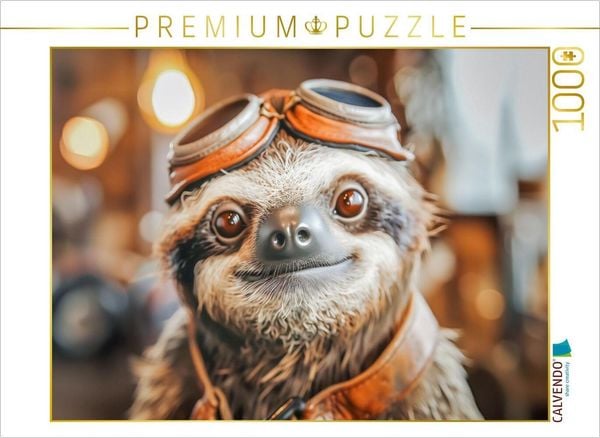 CALVENDO Puzzle Snoozen ist mein Superpower | 1000 Teile Lege-Größe 64x48cm Foto-Puzzle für glückliche Stunden