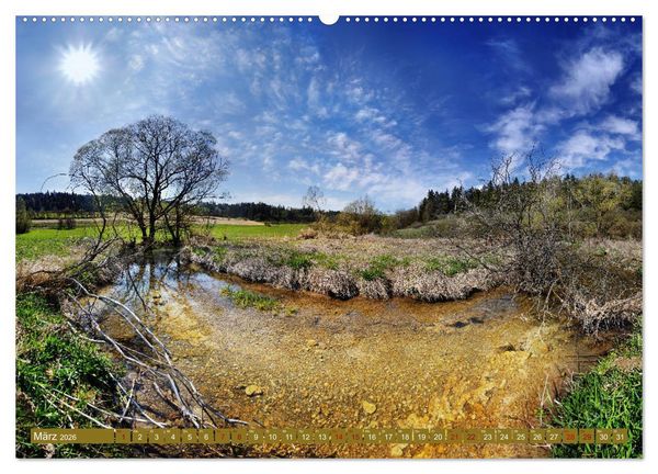 Produktbild: Landschaften im Altm&uuml;hltal (hochwertiger Premium Wandkalender 2026 DIN A2 quer), Kunstdruck in Hochglanz