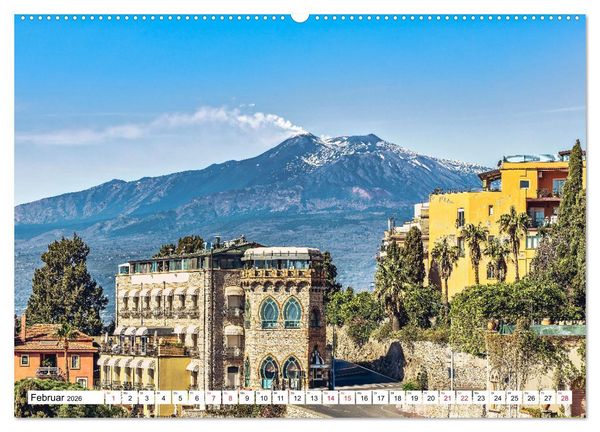 Produktbild: Taormina - Juwel Siziliens mit antikem Charme (hochwertiger Premium Wandkalender 2026 DIN A2 quer), Kunstdruck in Hochglanz