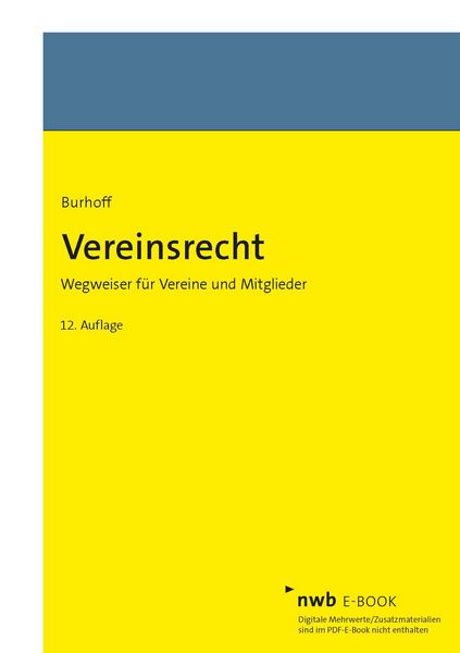 Produktbild: Vereinsrecht