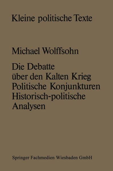 Produktbild: Die Debatte &uuml;ber den Kalten Krieg