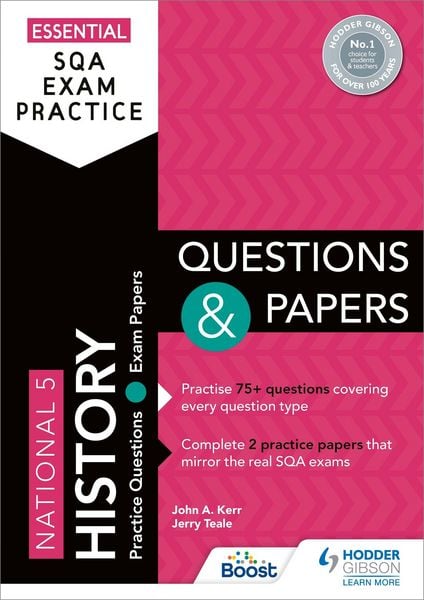 Produktbild: Essential SQA Exam Practice: National 5 History Questions and Papers