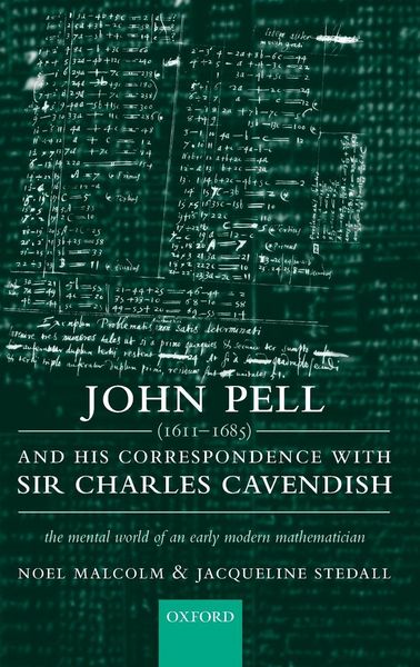 Produktbild: John Pell (1611-1685) and His Correspondence with Sir Charles Cavendish