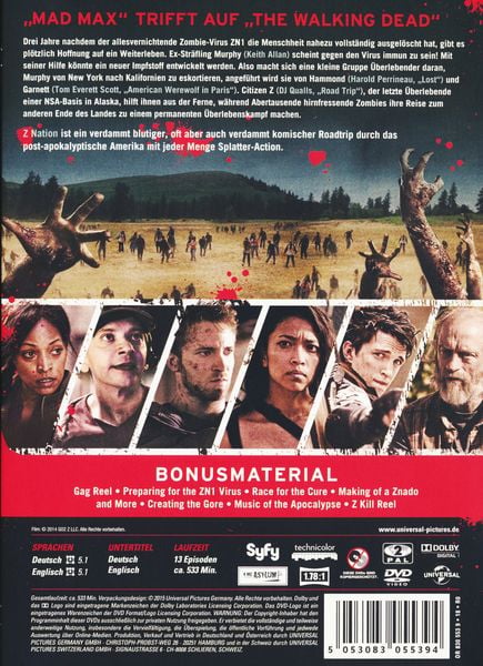 Produktbild: Z Nation - Staffel 1 [3 DVDs]