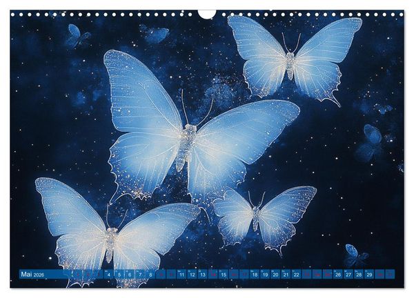 Produktbild: Blauer Zauberflug (Wandkalender 2026 DIN A3 quer), CALVENDO Monatskalender