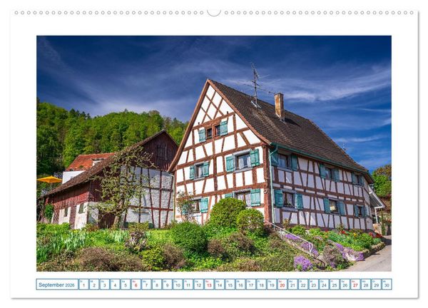Produktbild: Bodman - sch&ouml;ner kleiner Ort direkt am Bodensee (Wandkalender 2026 DIN A2 quer), CALVENDO Monatskalender