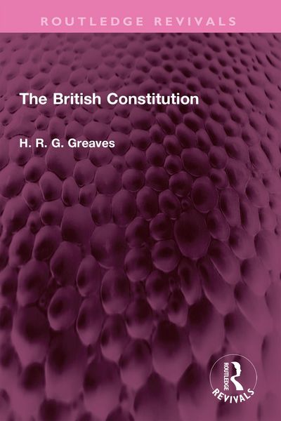 Produktbild: The British Constitution