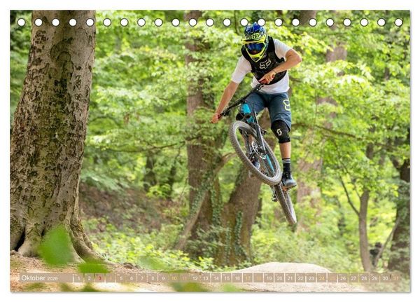 Produktbild: Mountainbike: &Uuml;ber Stock und Stein (Tischkalender 2026 DIN A5 quer), CALVENDO Monatskalender