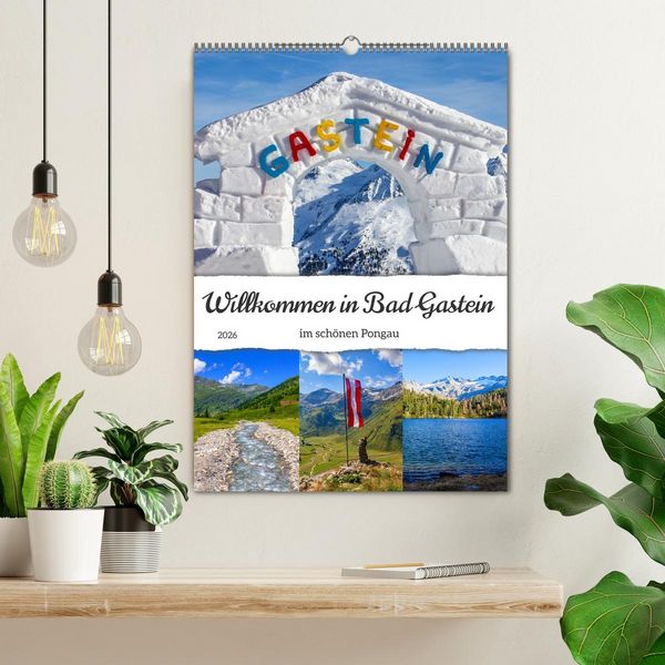 Produktbild: Willkommen in Bad Gastein (Wandkalender 2026 DIN A2 hoch), CALVENDO Monatskalender
