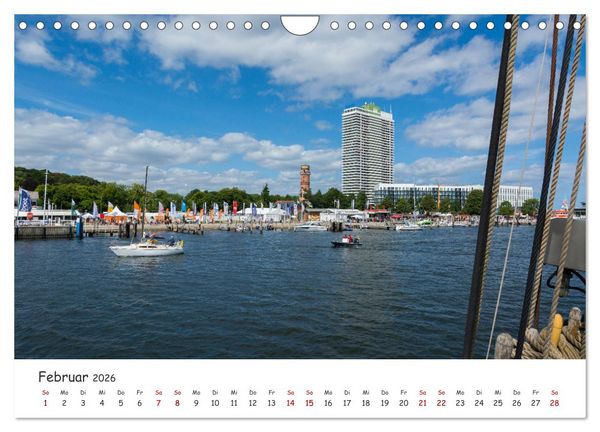 Produktbild: Travem&uuml;nder Woche vom Windjammer aus (Wandkalender 2026 DIN A4 quer), CALVENDO Monatskalender